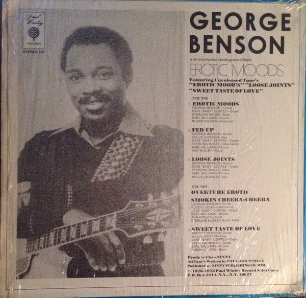 George Benson : Erotic Moods (LP, Album, RP)