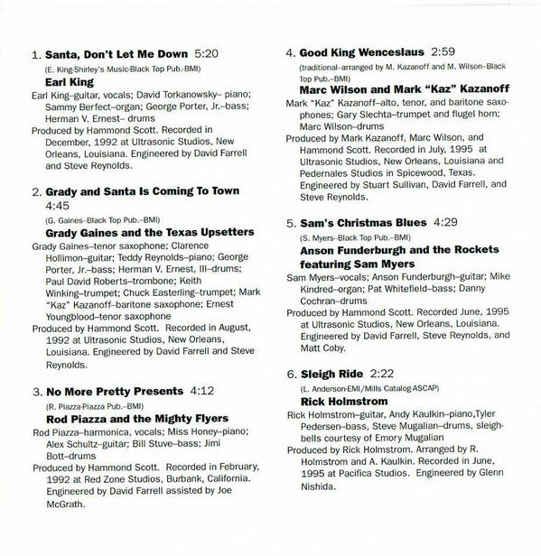 Various : Blues, Mistletoe, & Santa's Little Helper (CD, Comp)
