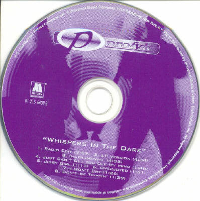 Profyle : Whispers In The Dark (CD, Single, Promo)