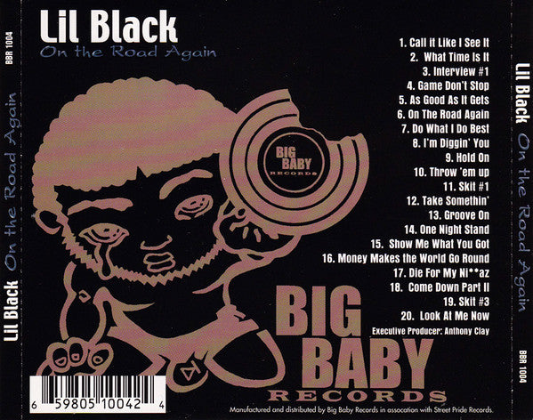 Lil Black : On The Road Again (CD, Album)