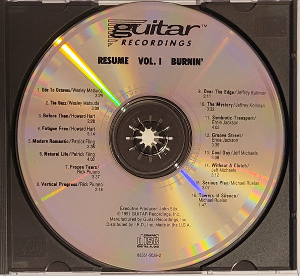 Various : Resume Vol.I - Burnin' (CD, Comp)