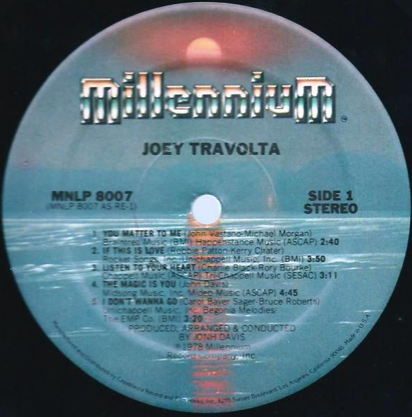 Joey Travolta : Joey Travolta (LP, Album)