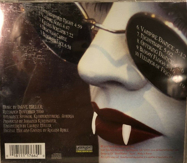 Dave Miller (5) : Vampire's Lair (Blood Thirsty Beats For Halloween) (CD)