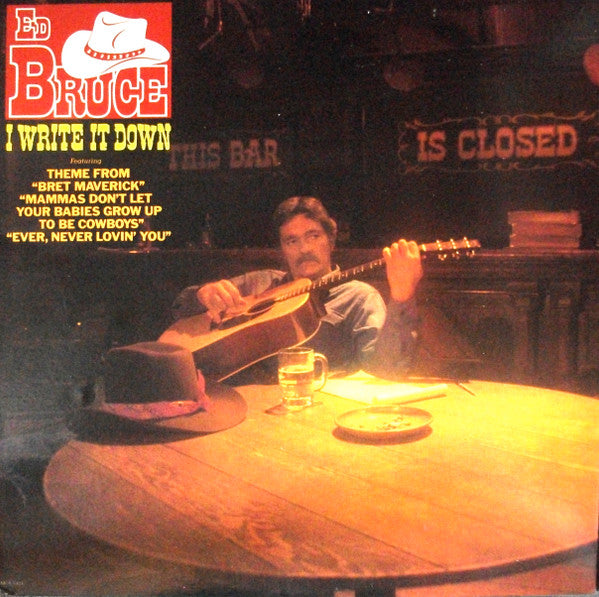 Ed Bruce : I Write It Down (LP, Album, Glo)