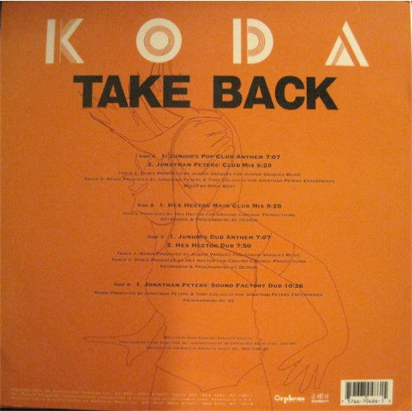 Kumi Koda : Take Back (2x12")