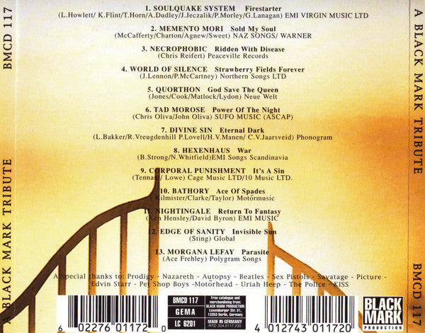 Various : A Black Mark Tribute (CD, Comp)