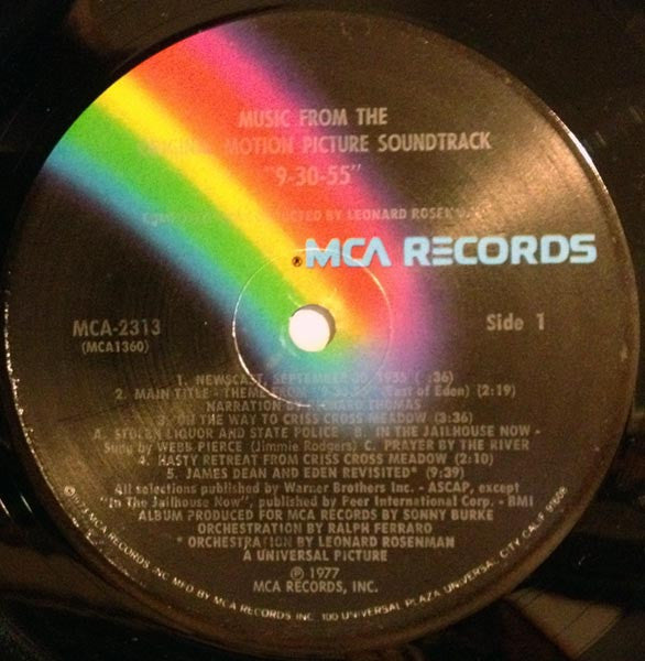 Leonard Rosenman : Richard Thomas 9/30/55 (Music From The Original Motion Picture Soundtrack) (LP, Album)