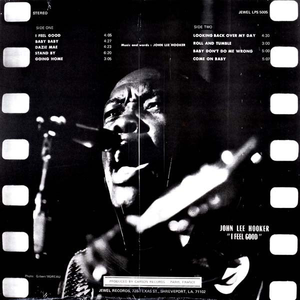 John Lee Hooker : I Feel Good! (LP, Album, RE)