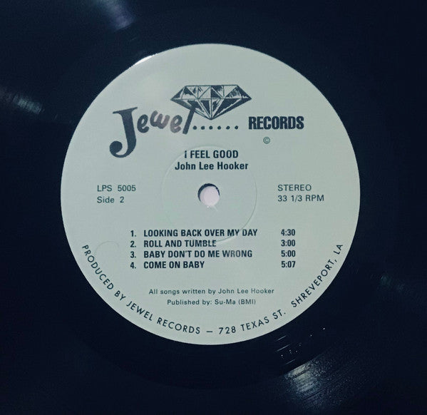 John Lee Hooker : I Feel Good! (LP, Album, RE)