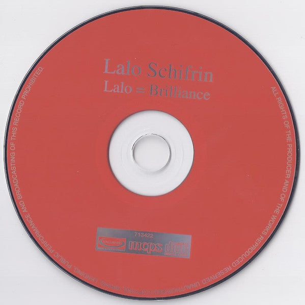 Lalo Schifrin : Lalo = Brilliance (The Piano Of Lalo Schifrin) (CD, Album, Mono)