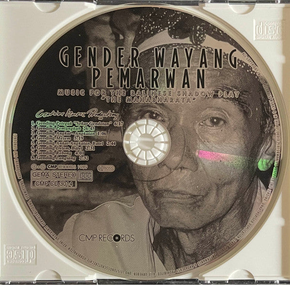 Gender Wayang Pemarwan : Music For The Balinese Shadow Play "The Mahabharata" (CD, Album, RE)
