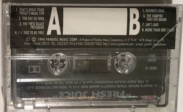 Blowfly : Fresh Juice (Cass, Album, RE)