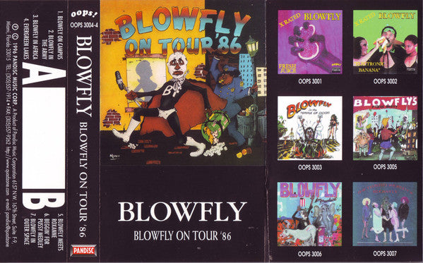 Blowfly : Blowfly On Tour '86 (Cass, Album, Dol)