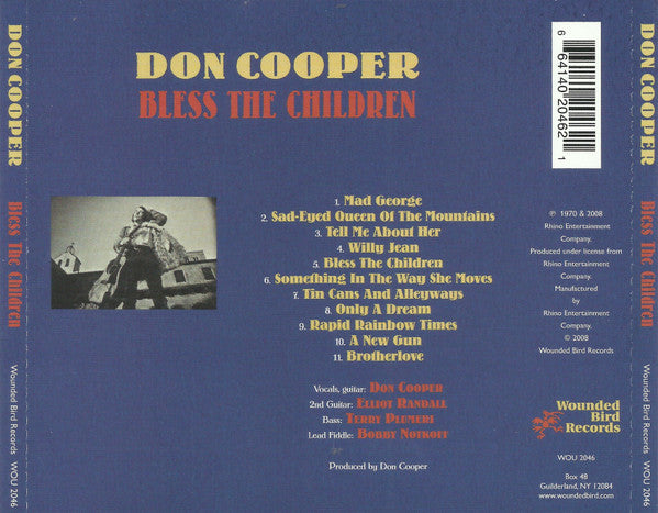 Don Cooper : Bless The Children (CD, Album, RE)