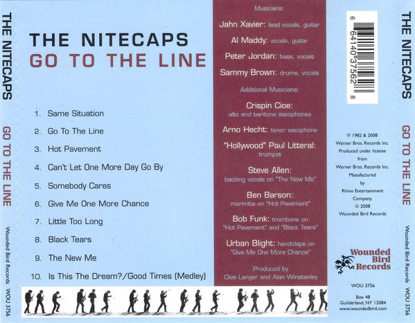 The Nitecaps : Go To The Line (CD, Album)