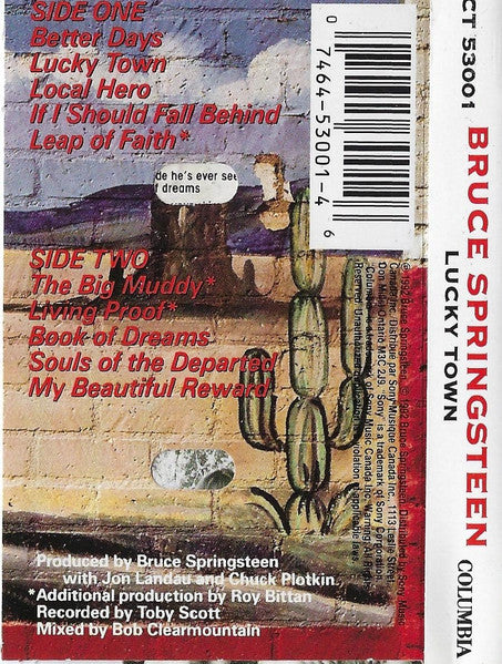 Bruce Springsteen : Lucky Town (Cass, Album, Dol)