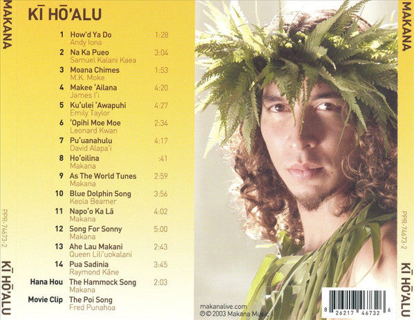 Makana : Kī Hō'alu - Journey Of Hawaiian Slack Key (CD, Album, Enh)