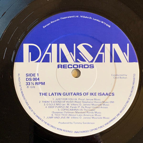 Ike Isaacs : The Latin Guitars Of Ike Isaacs (LP, Album)