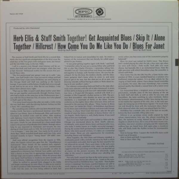 Herb Ellis & Stuff Smith : Together! (LP, Album, RE)