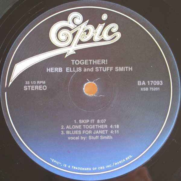 Herb Ellis & Stuff Smith : Together! (LP, Album, RE)