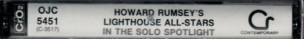 Howard Rumsey's Lighthouse All-Stars : In The Solo Spotlight! (Cass, Album, RE, RM)