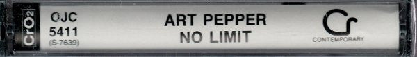 Art Pepper : No Limit (Cass, Album, RE, RM)