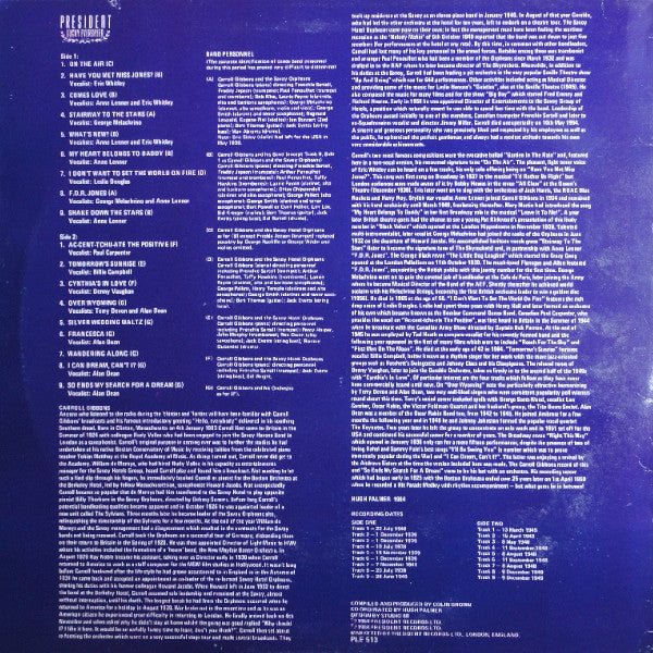 Carroll Gibbons And The Savoy Hotel Orpheans* : On The Air (LP, Album)