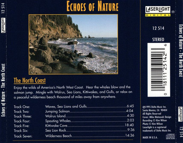 No Artist : Echoes Of Nature - The North Coast (The Sounds Of Aquatic Mammals In The Wild) (CD, Album)