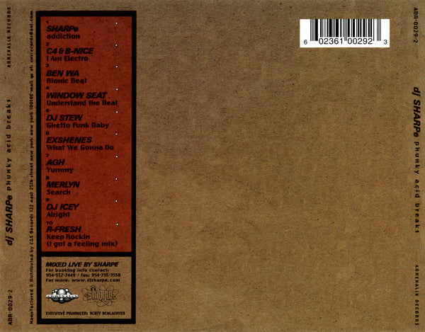 DJ Sharpe : Phunky Acid Breaks (CD, Comp, Mixed)