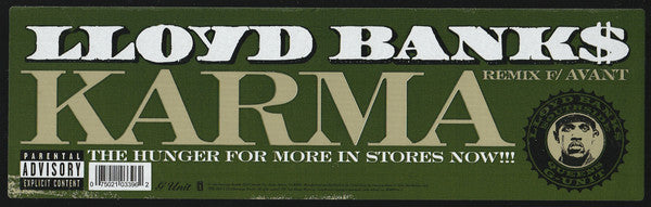 Lloyd Banks feat. Avant (2) : Karma (Remix) (12")