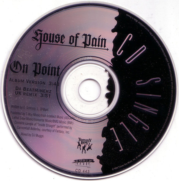 House Of Pain : On Point (CD, Single)