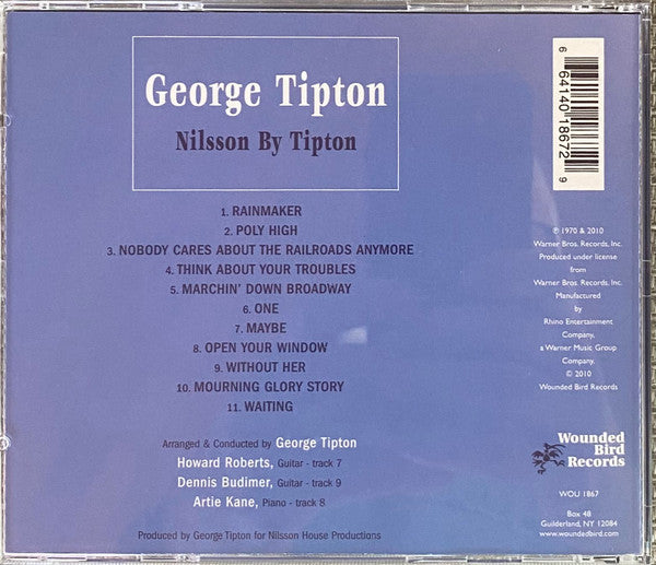 George Tipton : Nilsson By Tipton (CD, Album, RE)