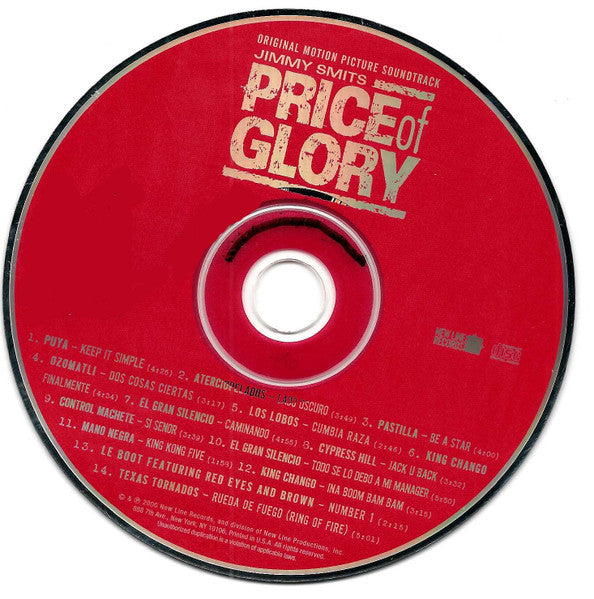 Various : Price Of Glory (Original Motion Picture Soundtrack) (CD, Comp)
