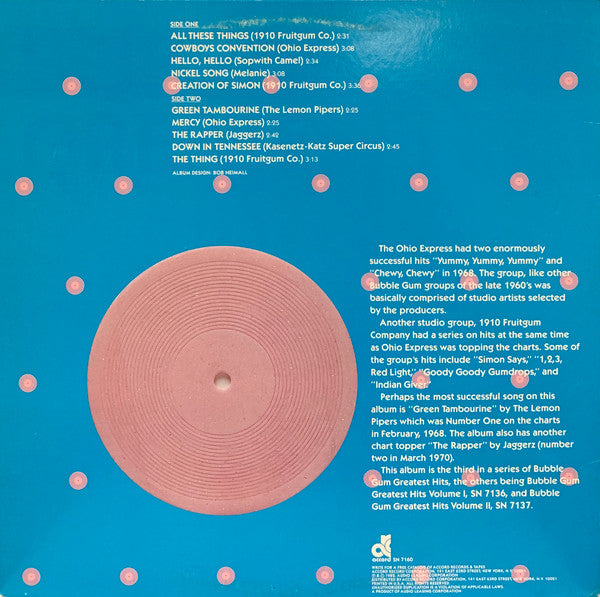 Various : Bubble Gum Greatest Hits Vol. 3 (LP, Comp)