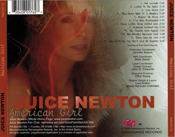 Juice Newton : American Girl (CD, Album)