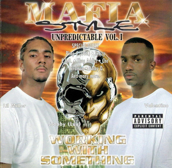 Mafia Style : Unpredictable Vol. I - Working With Something (CD, Album)