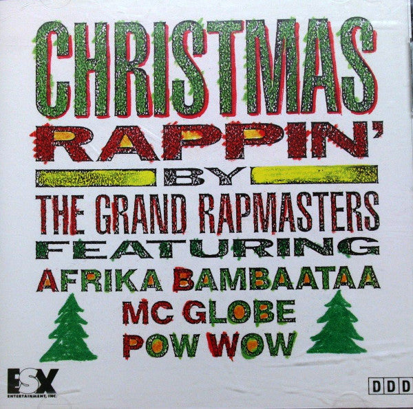 The Grand Rapmasters Featuring Afrika Bambaataa, MC Globe*, Pow Wow : Christmas Rappin' (CD, Album)