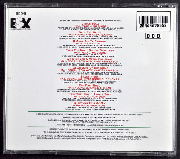 The Grand Rapmasters Featuring Afrika Bambaataa, MC Globe*, Pow Wow : Christmas Rappin' (CD, Album)