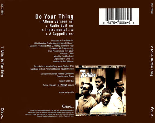 7 Mile : Do Your Thing (CD, Single)