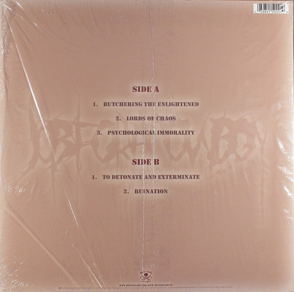 Job For A Cowboy : Ruination (10", Ora)