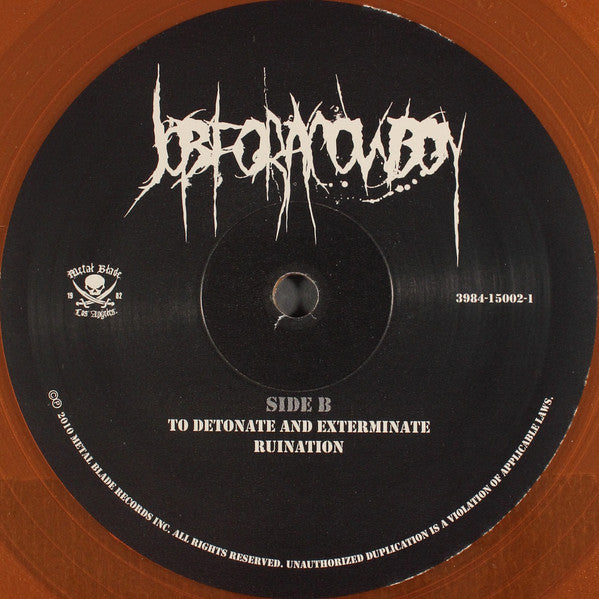 Job For A Cowboy : Ruination (10", Ora)