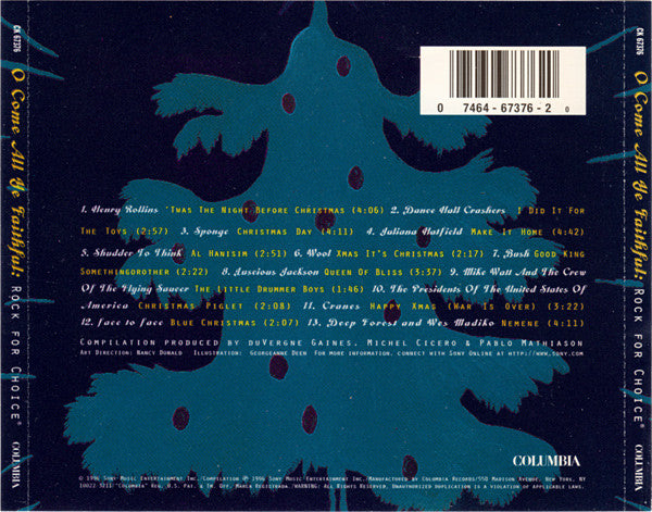 Various : O Come All Ye Faithful: Rock For Choice (CD, Comp)