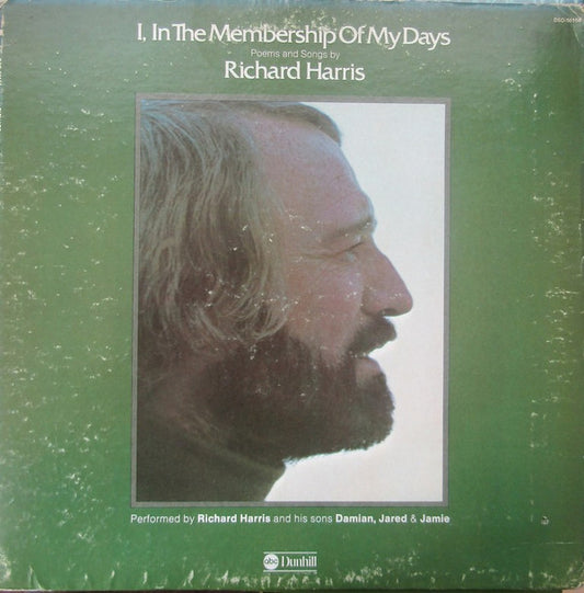Richard Harris : I, In The Membership Of My Days (LP, Gat)