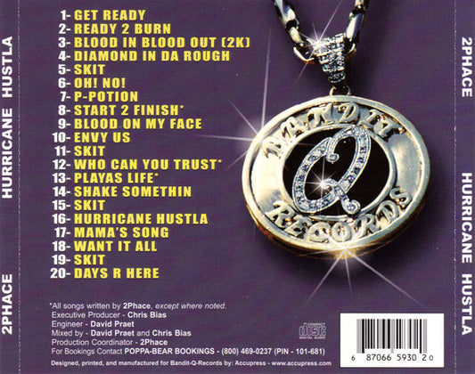 2Phace* : Hurricane Hustla (CD, Album)