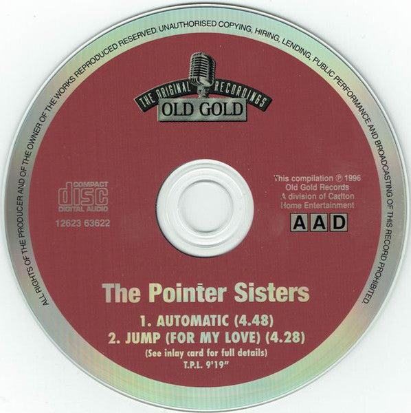Pointer Sisters : Automatic / Jump (For My Love) (CD, Single)