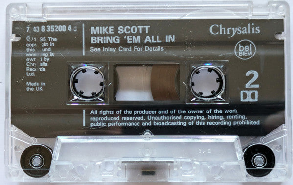 Mike Scott : Bring 'Em All In (Cass, Album)