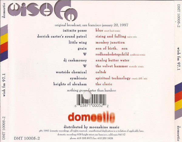 Various : Wish FM 97.1: West Coast Drum & Space (CD, Mixed)