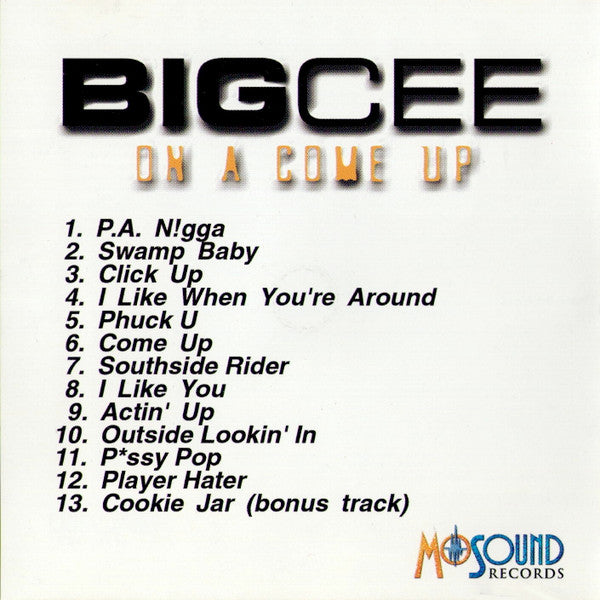 Big Cee : On A Come Up (CD, Album)