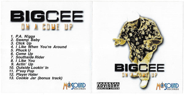 Big Cee : On A Come Up (CD, Album)