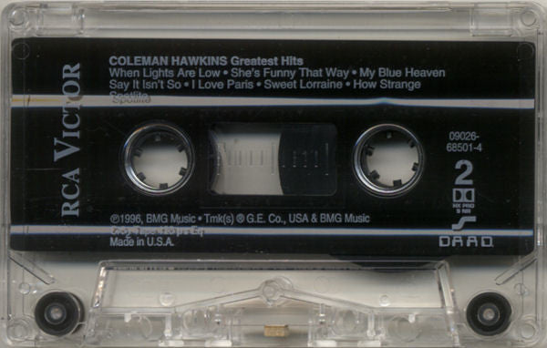 Coleman Hawkins : Greatest Hits (Cass, Comp, CrO)